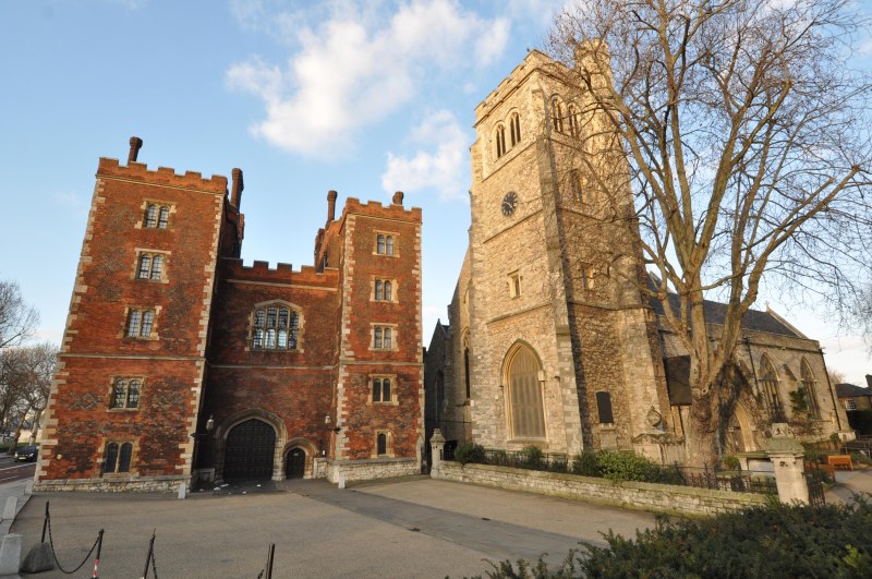 Lambeth Palace Entrance (Morton’s Tower) Museum of Garden History (housed in the church of St Mary-at-Lambeth)