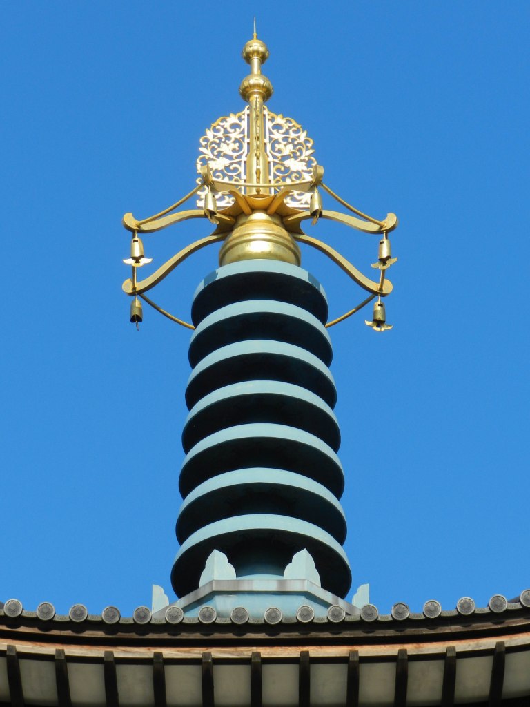 Detail of Nipponzan Myohoji Peace Pagoda
