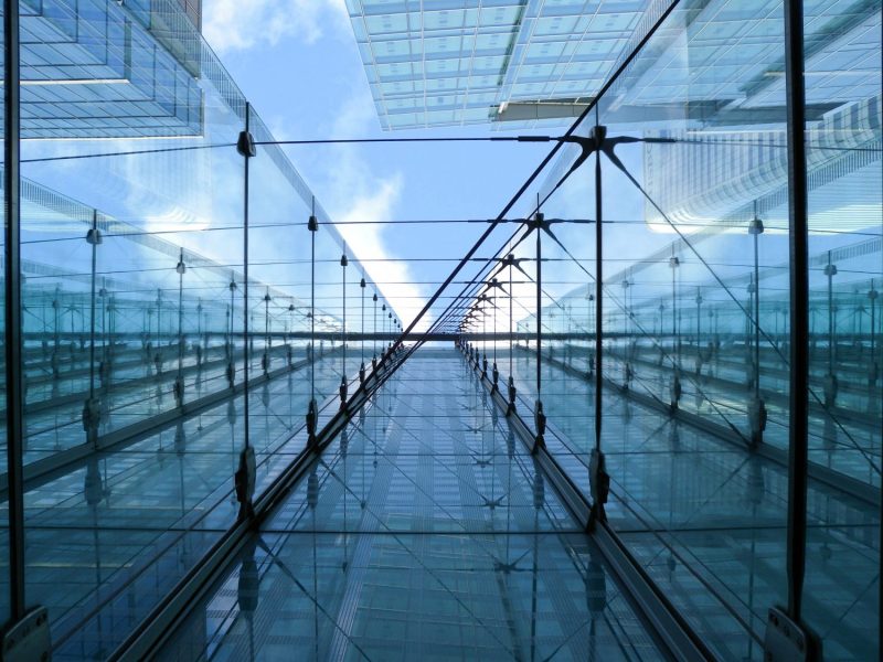 London Runs and Photo Routes - Glass Building Detail