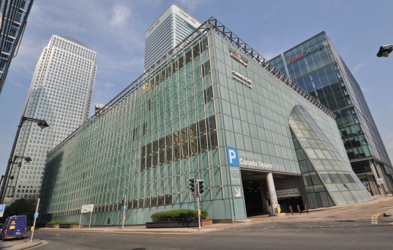 London Runs and Photo Routes -Car Park Canary Wharf