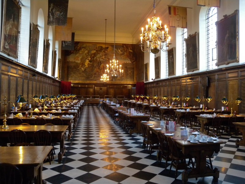 Dining hall Royal Hospital Chelsea