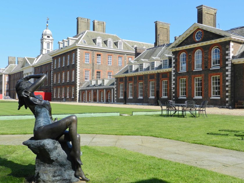 Royal Hospital view front entrance - pub side