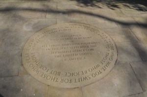 9-11 (Sept 11th) memorial inscription