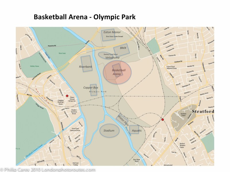 basketball arena map