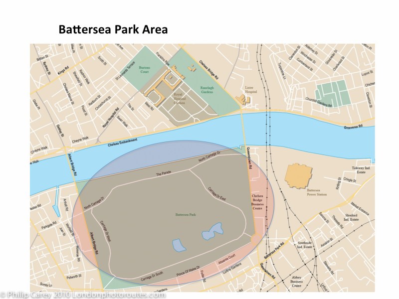 battersea park map