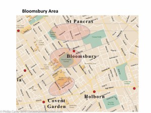 Bloomsbury map