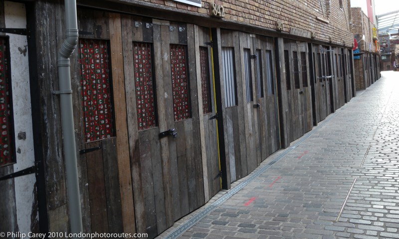 Market stalls - before opening time -