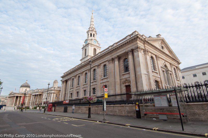 View down Duncannon Street