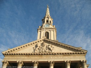Front view of St Martins in the Field Church