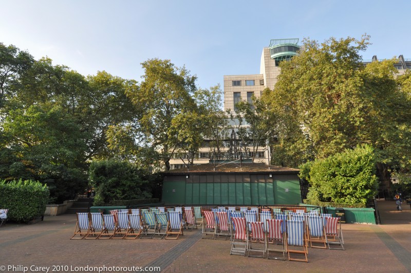 Bandstand - Victoria Embankment Gardens near by Embankment Station