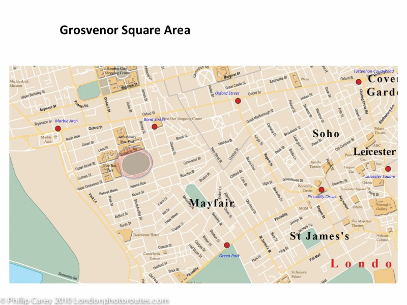 Grosvenor square map