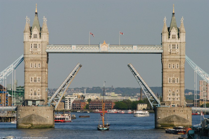 Tower Bridge Opening - taken from London Bridge