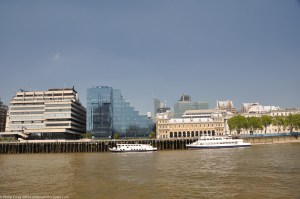 View from Queens Walk between London Bridge and Hays Gallery