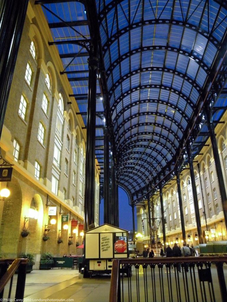 Hays Gallery - looking towards the river - night