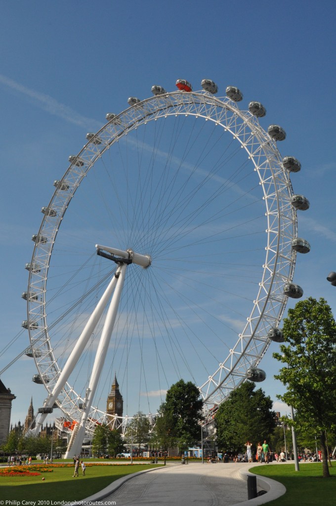 London Eye from Jubilee Gardens