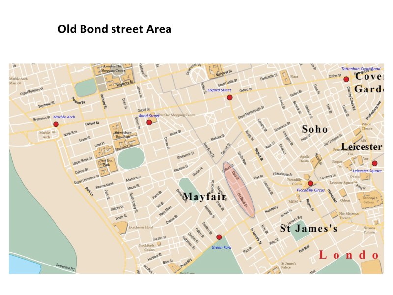 Map Bond Street