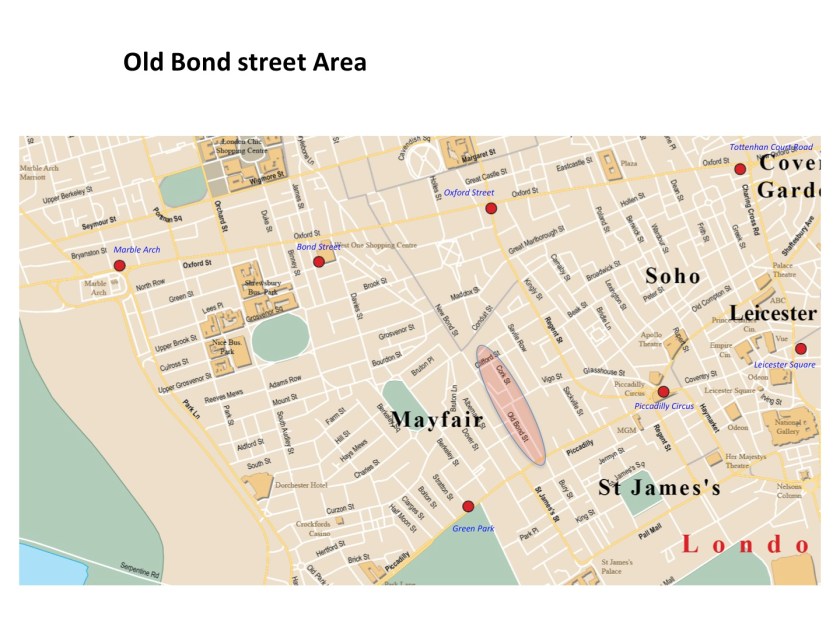 Map Old Bond Street