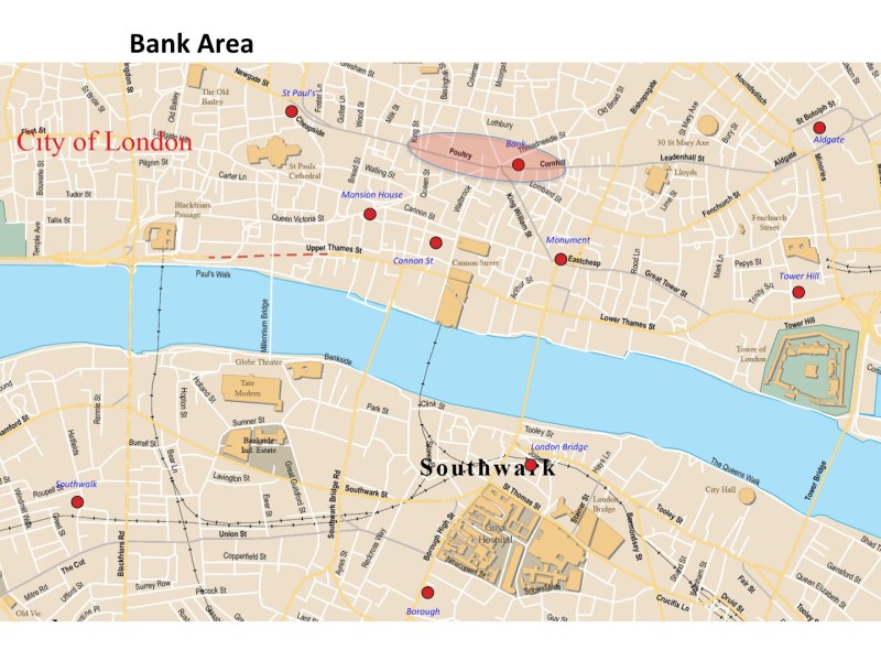 Maps Bank area