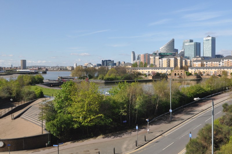 Docklands view from Lower Lee Crossing