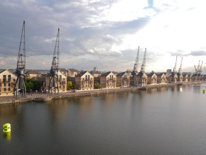 South side of Victoria Dock