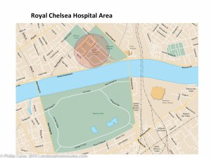 royal chelsea hospital map