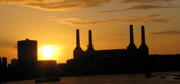 Battersea Power Station from Vauxhall Bridge - Sunset