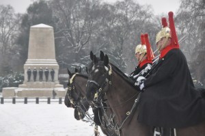 Snow in Horse Guards parade