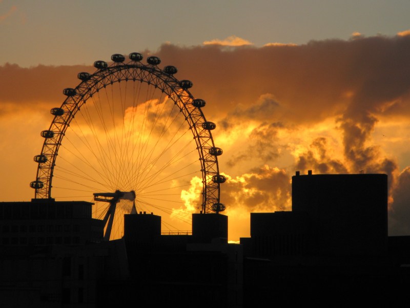 Winter Sunset - London Eye