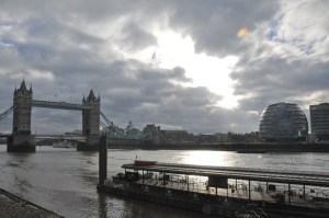 Grey Clouds over Tower Bridge