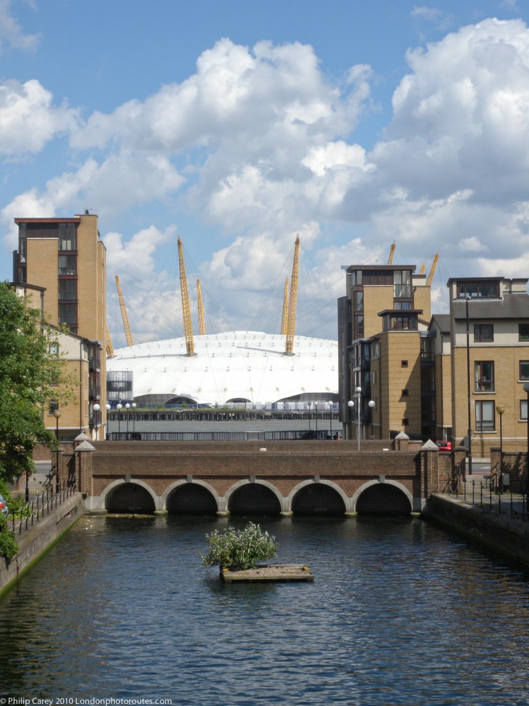 View of the O2 Bridge House Quay