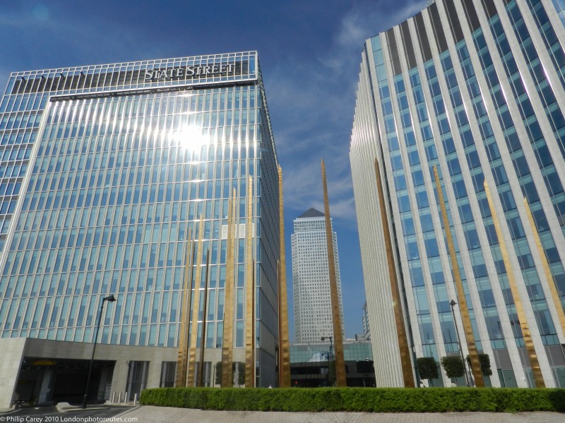 Sculpture at Cartier Circle - - off Trafalgar Way