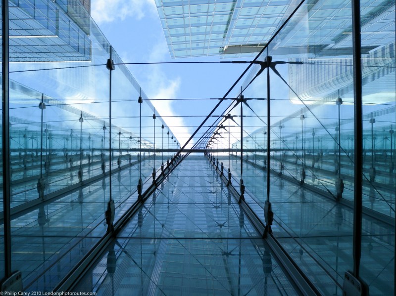 Glass Building Detail – Canary Wharf
