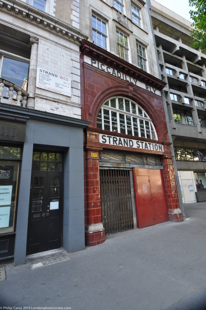 The Old Stand (Aldwych) Station