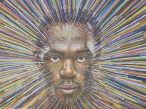 Massive wall art -off Sclater Street