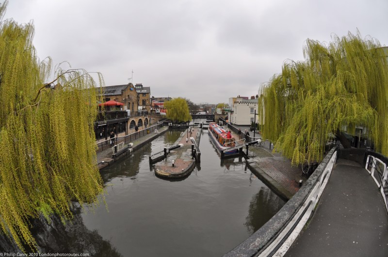 Regents Canal --by Camden Lock