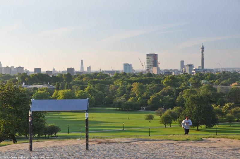View from top of Primrose Hill