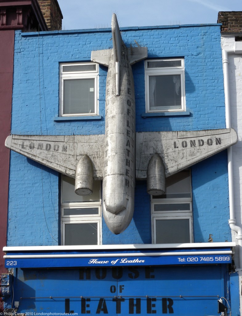 Aeroplane - Leather shop Camden High Street
