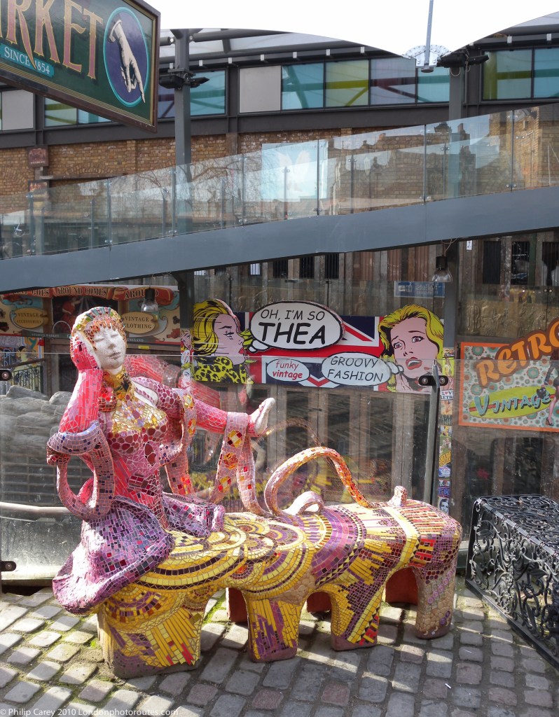Eastern Art seat in The Stables Market