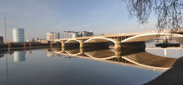 Grosvenor (Rail) Bridge - Grosvenor Road - opposite Battersea Power Station