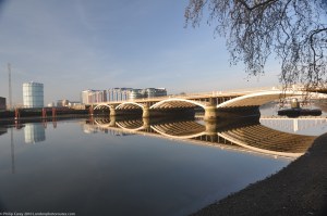 Grosvenor (Rail) Bridge - Grosvenor Road - opposite Battersea Power Station