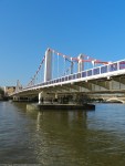 View of Chelsea Bridge from Battersea Park