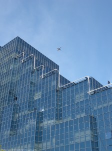 Detailed view of the Northern and Shell building