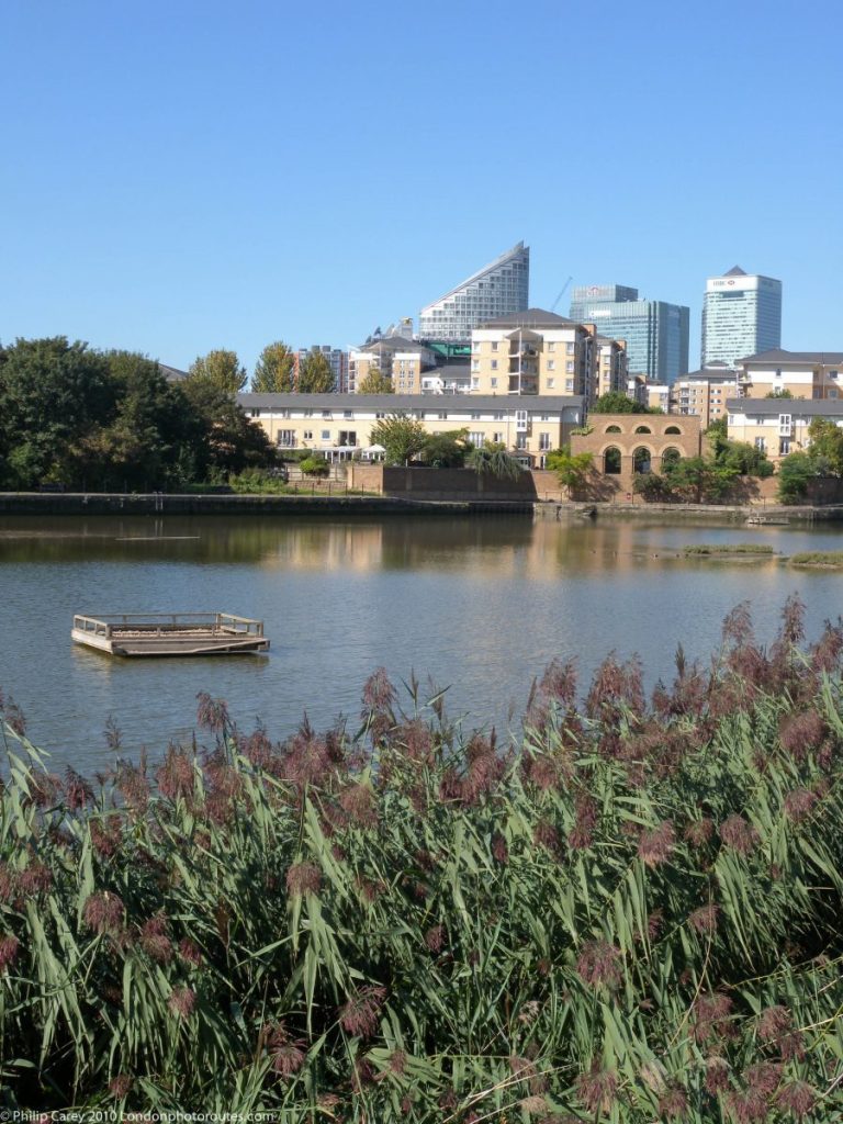 London Runs and Photo Routes - East India Dock Basin - Salt Marsh Reserve