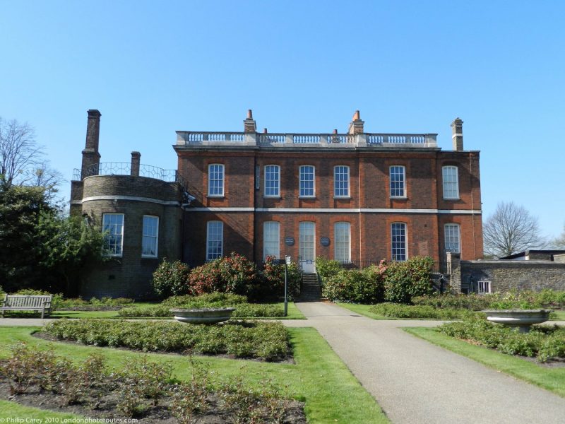 London Runs and Photo Routes - Queens House - Greenwich Park - south west of the Royal Observatory
