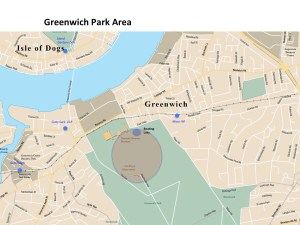 London Runs and Photo Routes - Map Greenwich Park