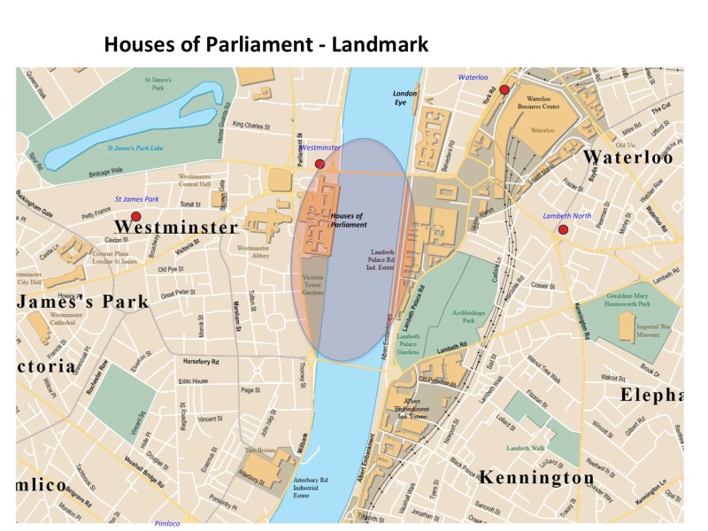 Map Houses of Parliament