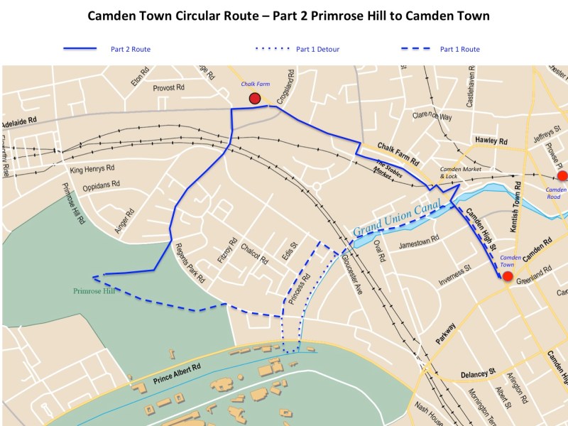 Maps Camden town circular route part 2 Maps Camden town circular route part 2