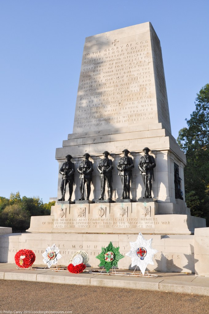 The Guards Memorial, designed by the sculptor Gilbert Ledward