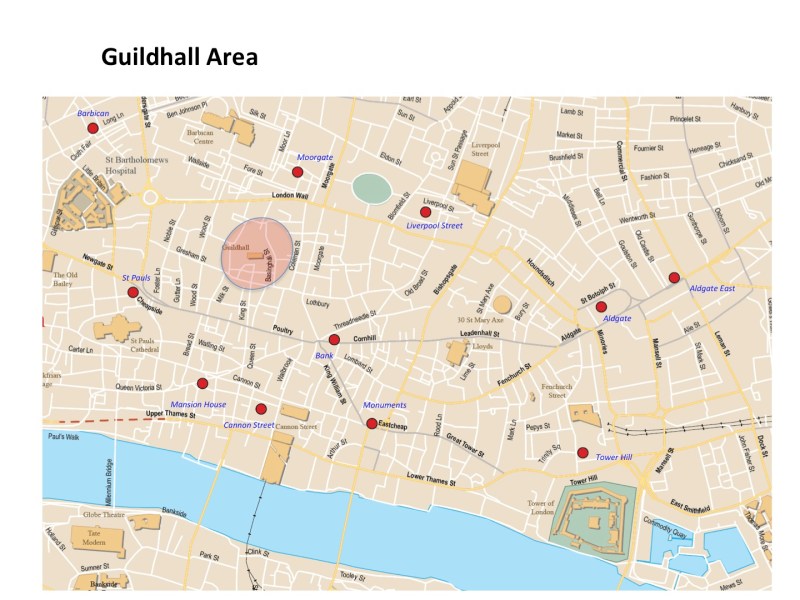 Map Guildhall