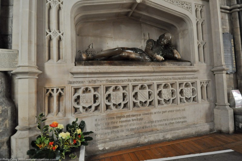 William Shakespeare in Southwark cathedral